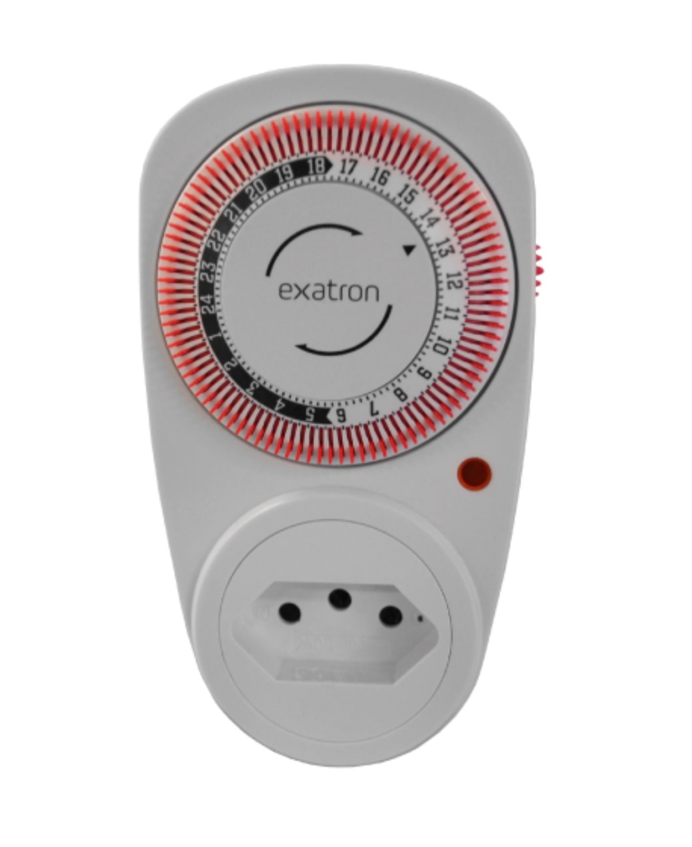 TIMER ANALOGICO PLUGUE/TOM BIV. EXATRON