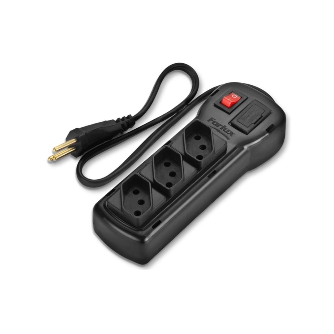 FILTRO 3 TOM 1,2M 2P+T 10A PT FORLUX