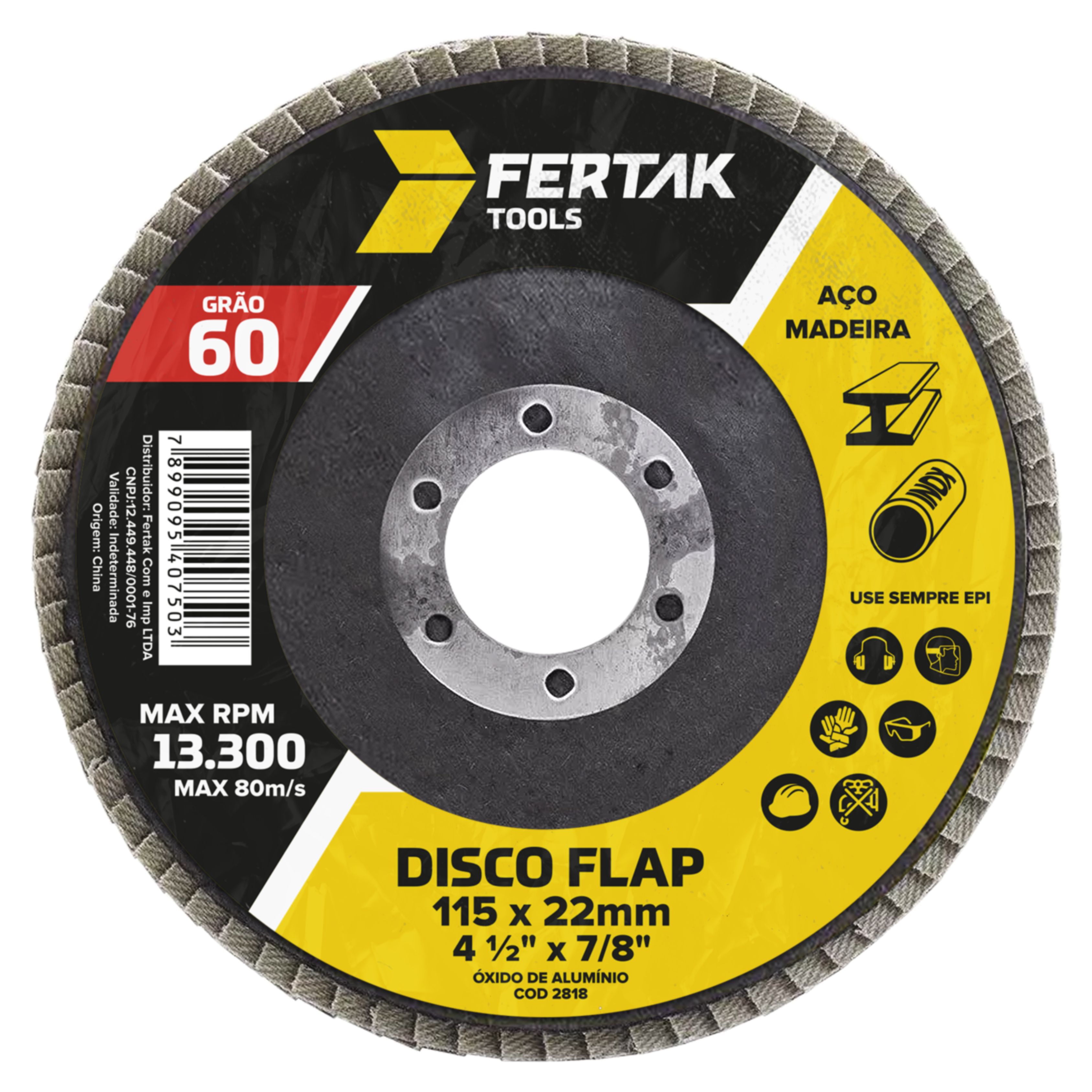 DISCO FLAP 4.1/2” G60 FERTAK