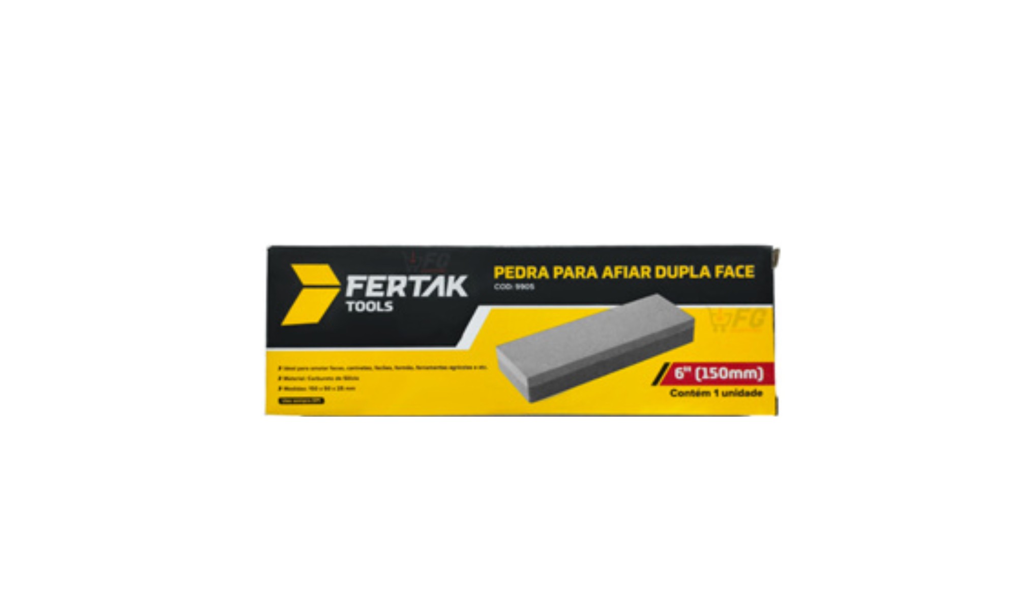 PEDRA AFIAR RET 8” X 2” X 1” FERTAK