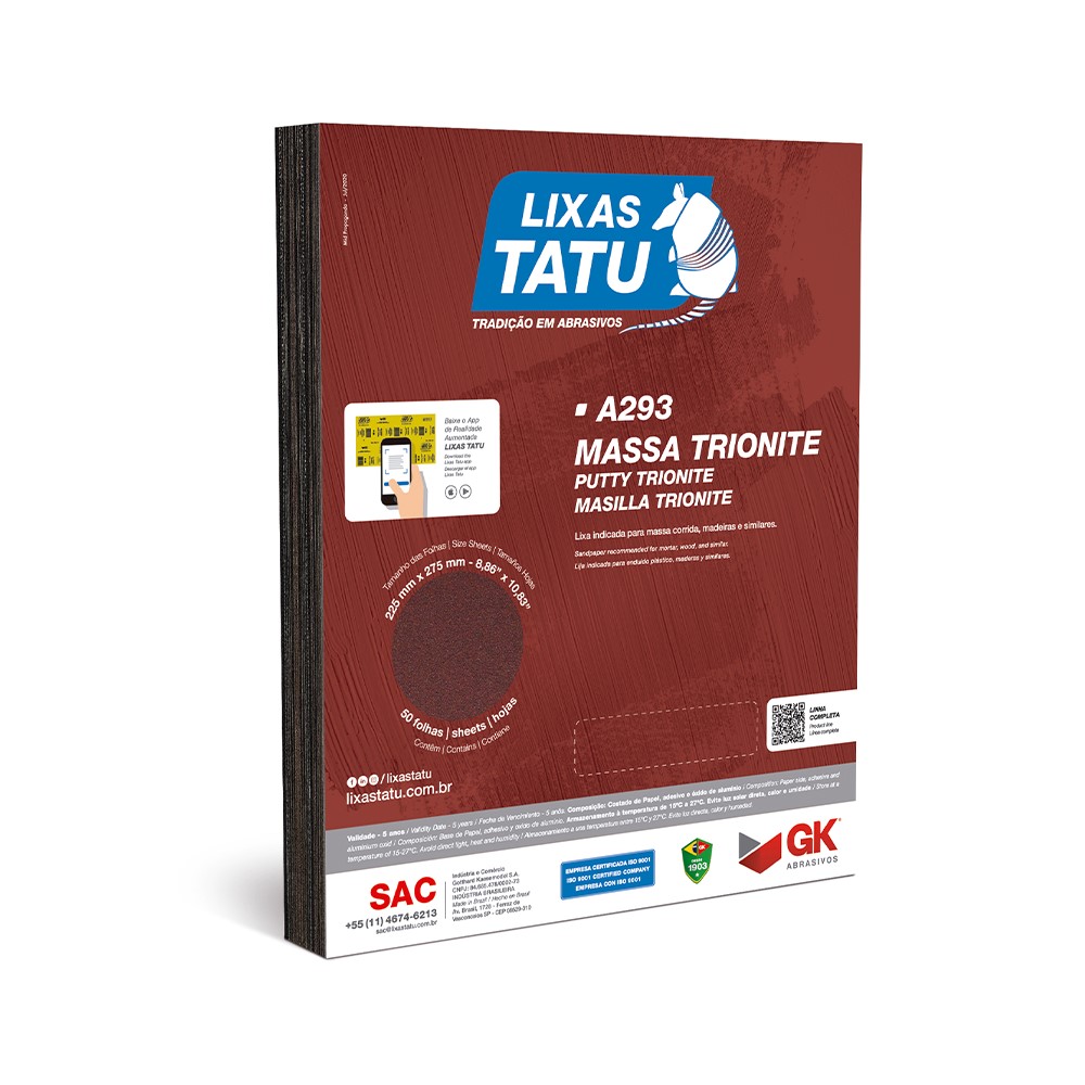 LIXA MASSA/MAD G60 C/50 TATU