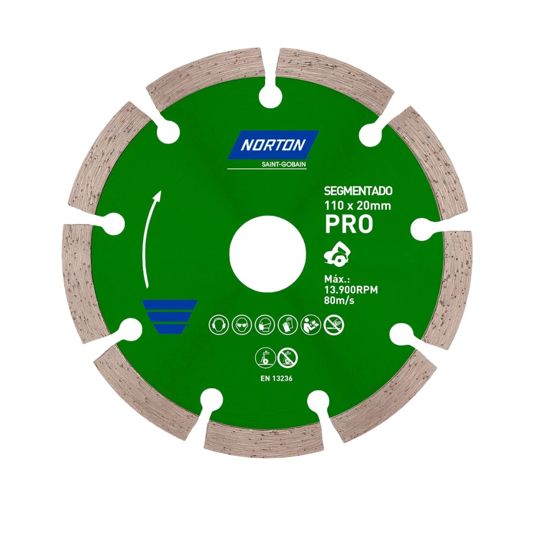 DISCO DIAM SEGMEN 110X20MM NORTON