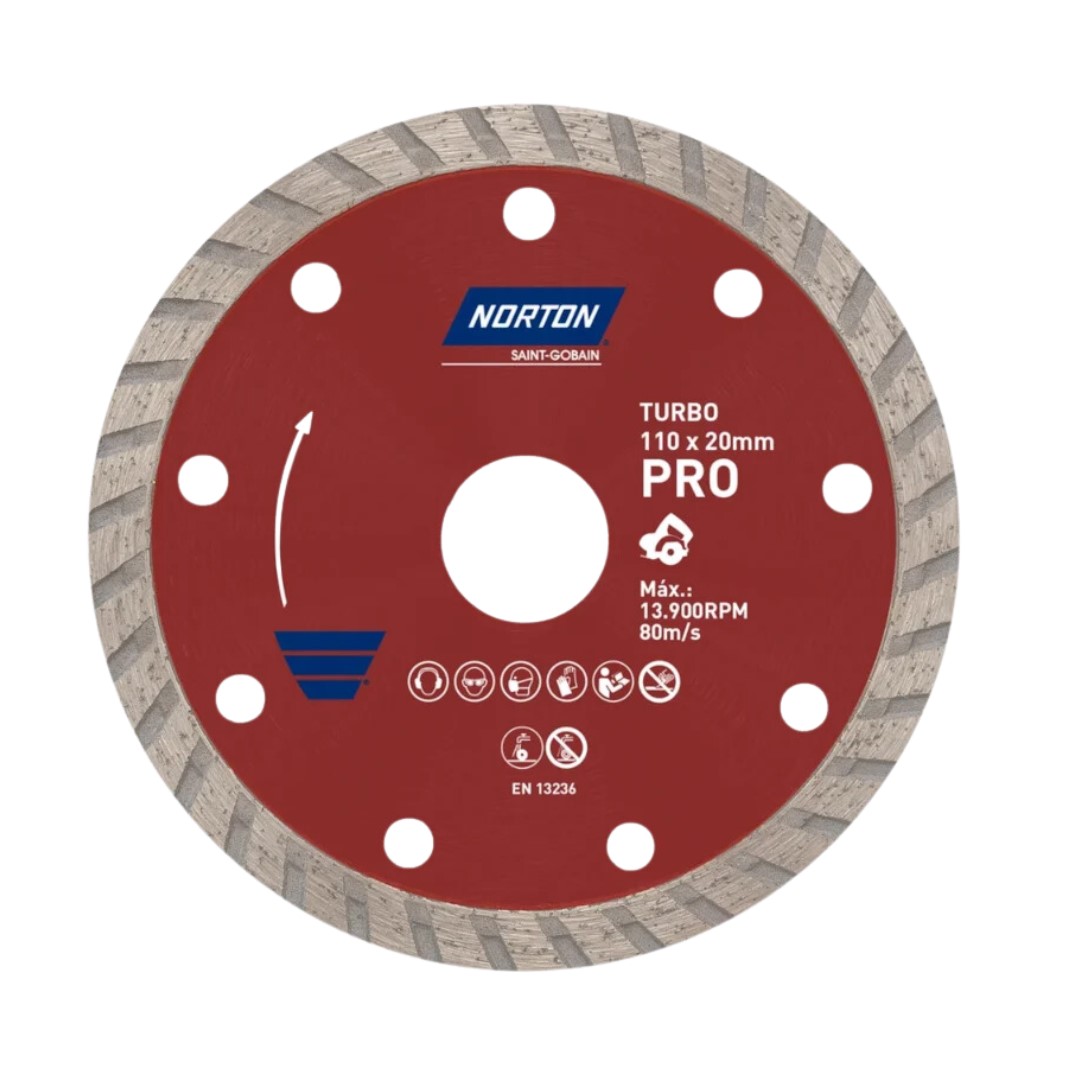 DISCO DIAM TURBO 110X20MM NORTON