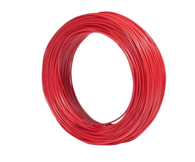 CABO FLEX 1,0MM VERM 100M FLEXCABOS
