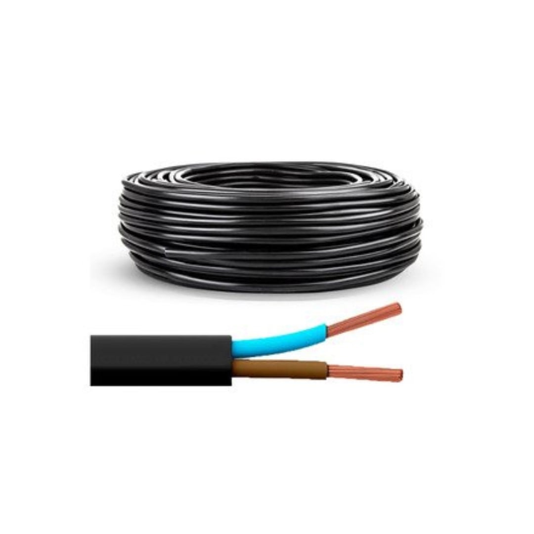CABO PP 2X2,5MM PRETO 100M FLEXCABOS