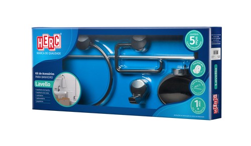 KIT BANH 5PCS LAVELLO PR/CR HERC