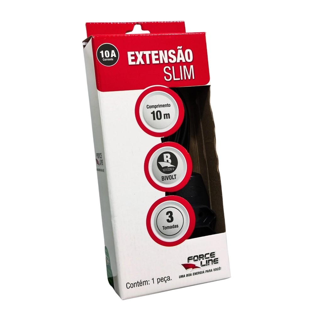 EXT 3 TOM BIP PRETO 10,0M FORCELINE