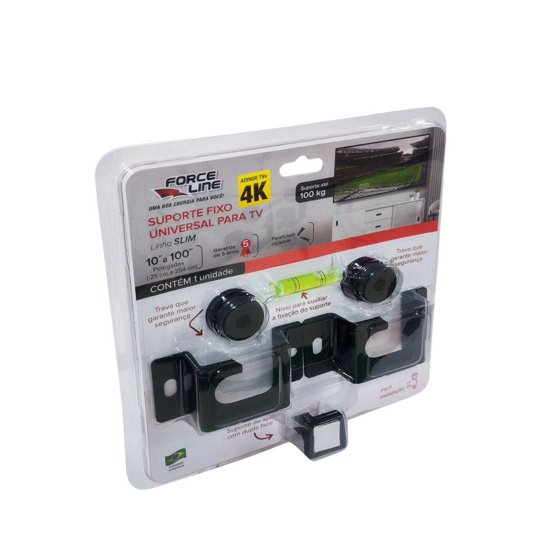 SUPORTE P/TV FIXO UNIVERSAL FORCELINE