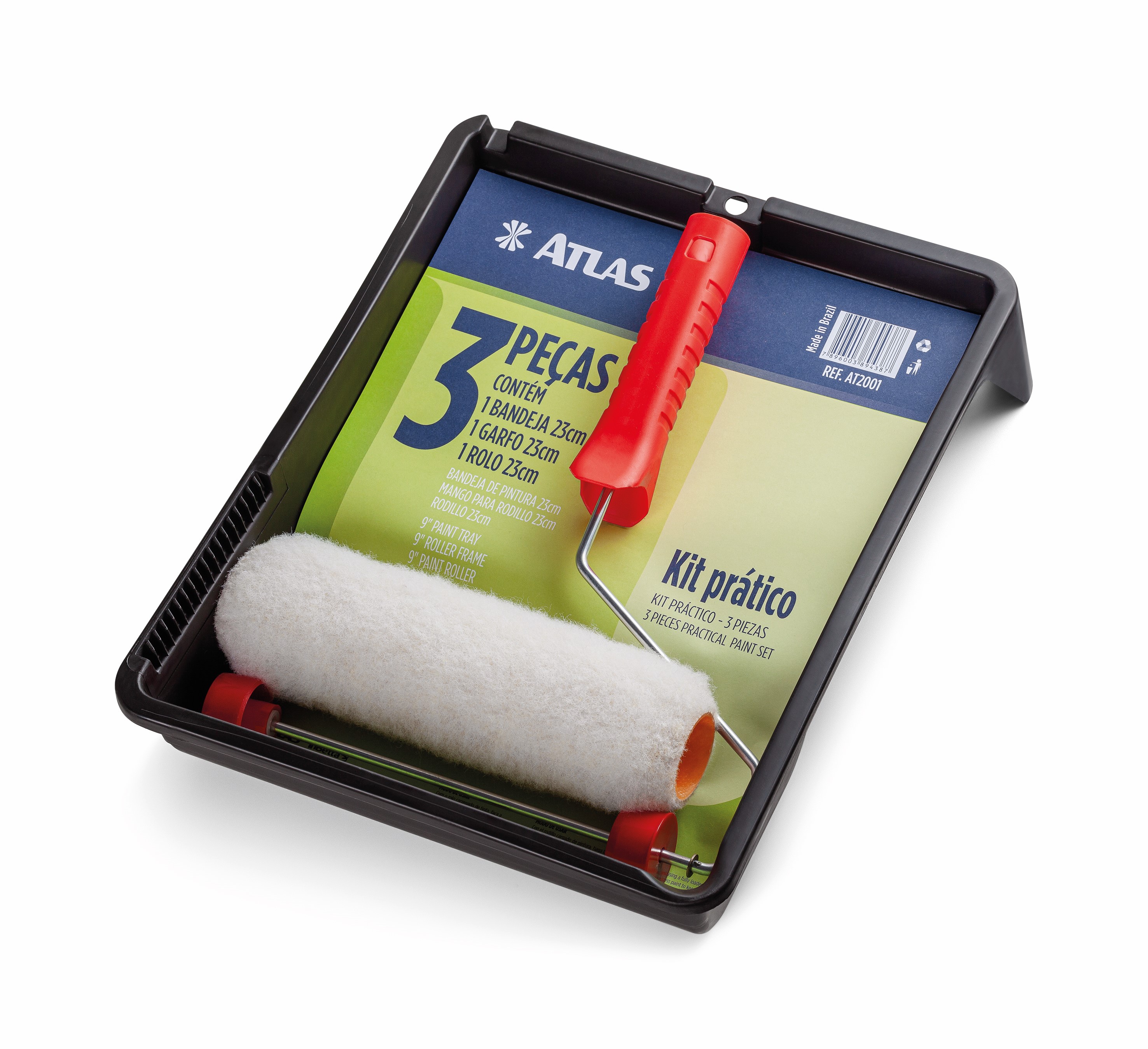 KIT PINTURA MULTIUSO 3PCS ATLAS