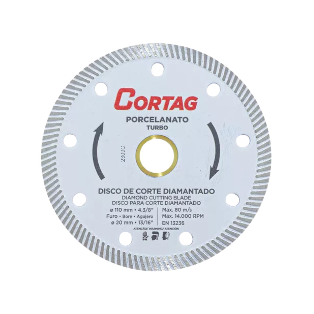 DISCO DIAM PORCELANATO TURBO CORTAG