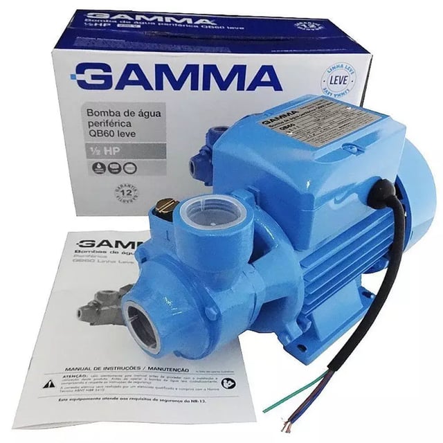 BOMBA PERIFERICA 1/2CV QB60 127V GAMMA