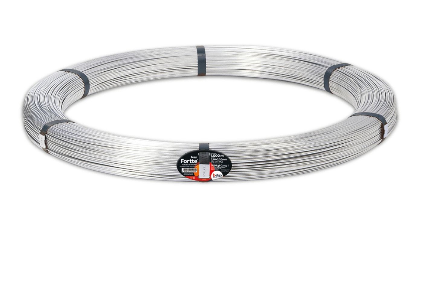 ARAME OVALADO P/CERCA FORTTE 1000M BELGO