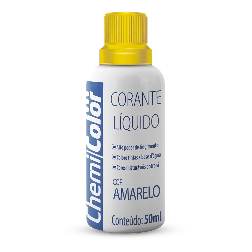 CORANTE LIQUIDO AMARELO 50ML CHEMICOLOR