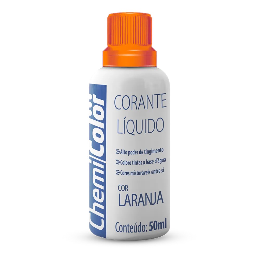 CORANTE LIQUIDO LARANJA 50ML CHEMICOLOR