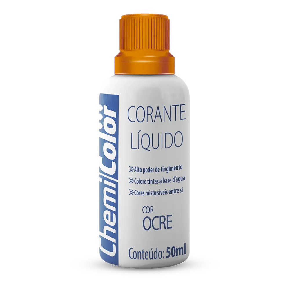 CORANTE LIQUIDO OCRE 50ML CHEMICOLOR