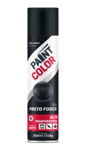 SPRAY 400ML PRETO FOS A. TEMP PAINTCOLOR