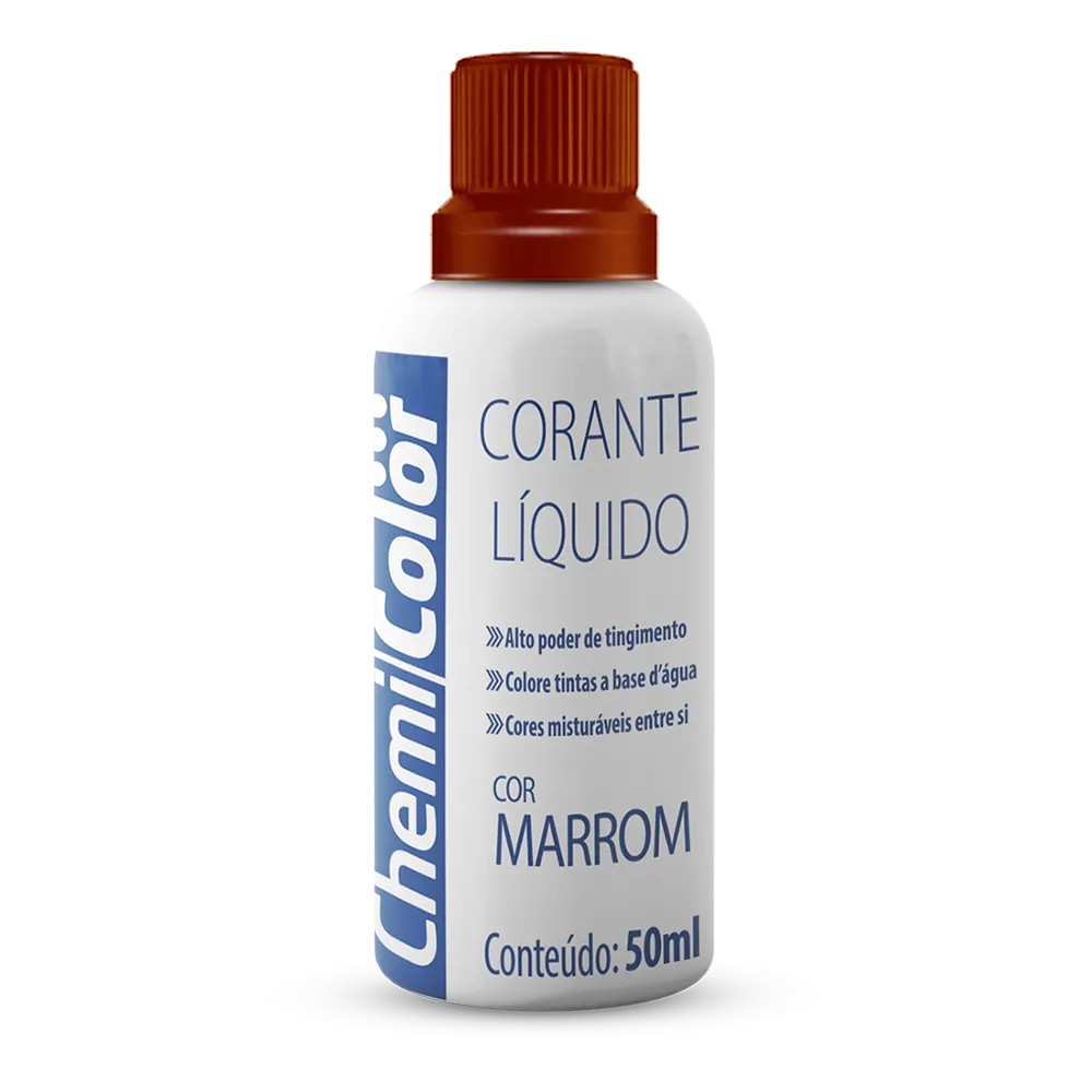 CORANTE LIQUIDO MARROM 50ML CHEMICOLOR
