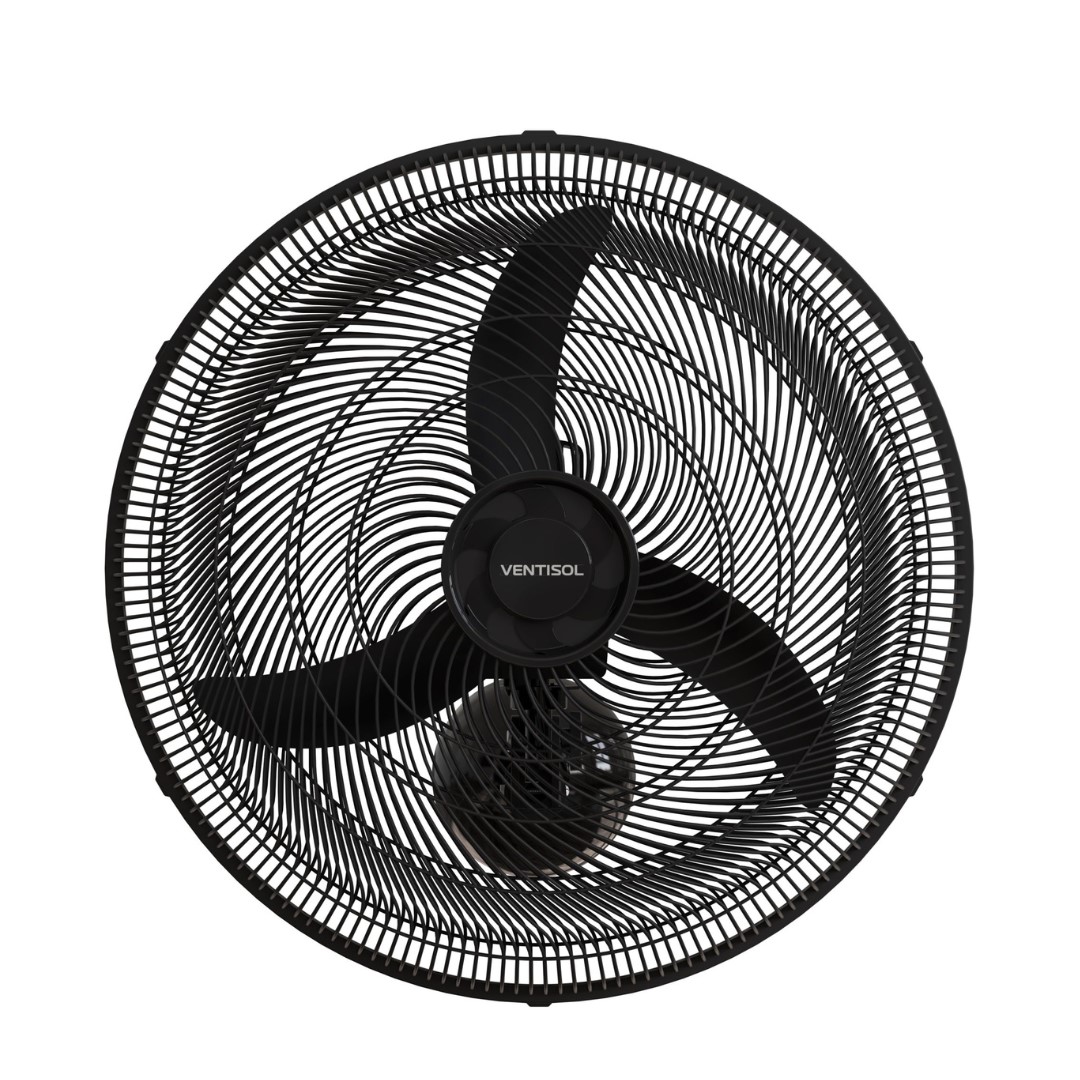 VENT. PAREDE 50CM 127V PRETO NEW VENTISO