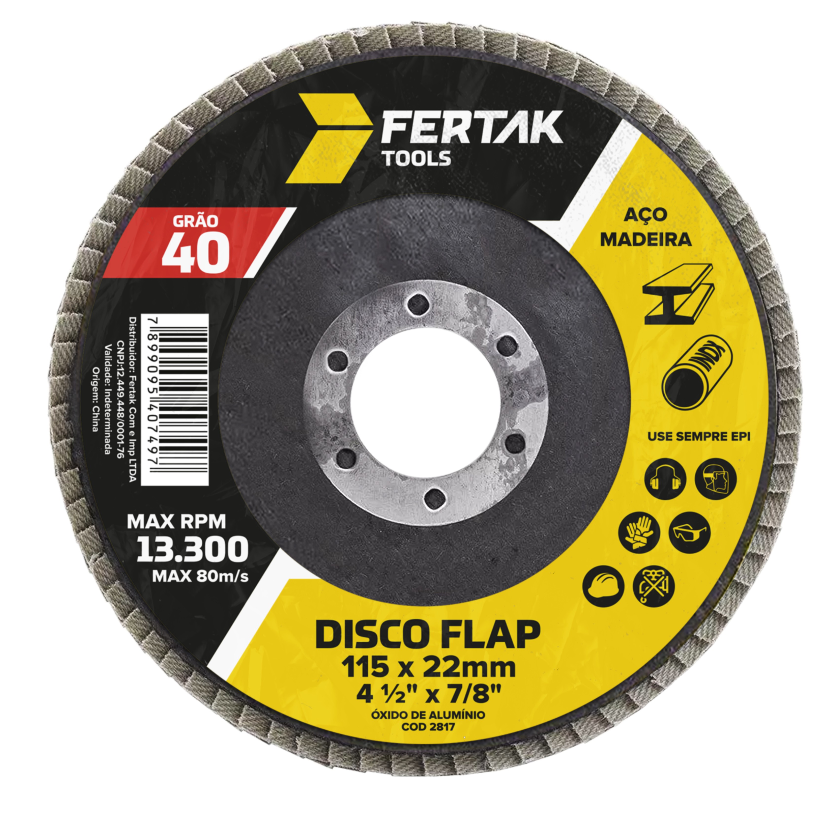 DISCO FLAP 4.1/2” G40 FERTAK