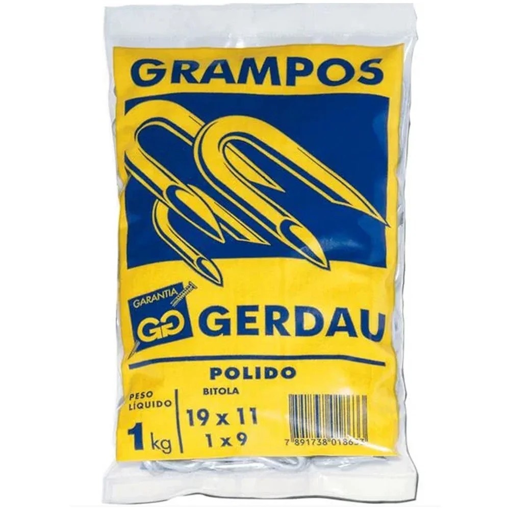 GRAMPO POL 1X9 (19X11) C/20KG GERDAU