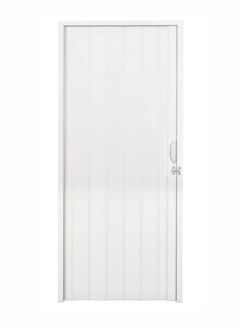 PORTA SANFONADA PVC 80CM NEVE PLASTILIT