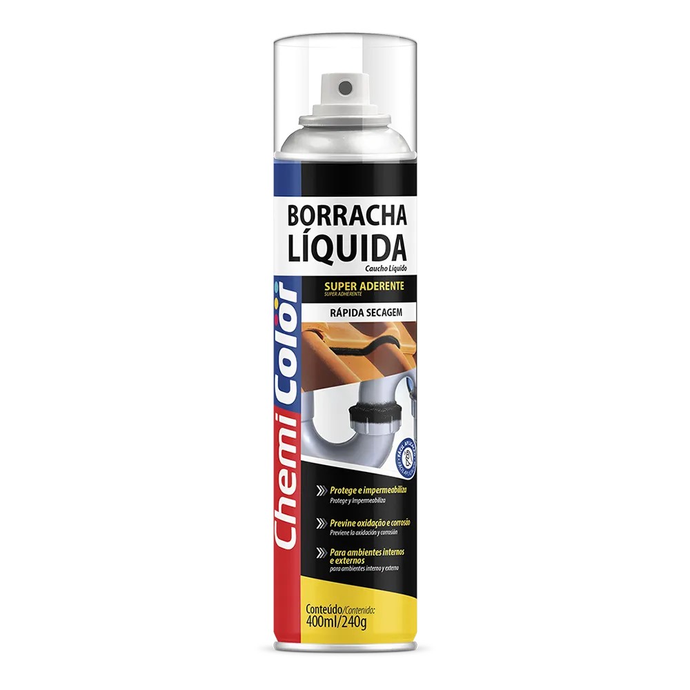 BORRACHA LIQUIDA TRANSP CHEMICOLOR 400ML