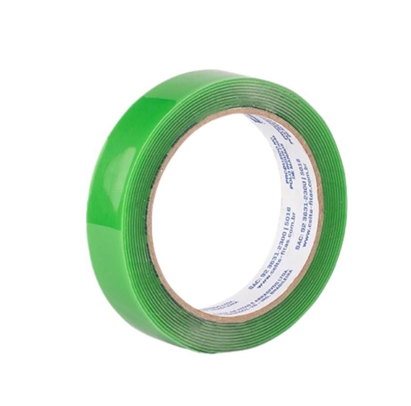 FITA DUPLA FACE VERDE 12MM X 3M  CELTA