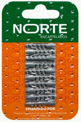 BUCHA PLASTICA 6 mm C/10 NORTE