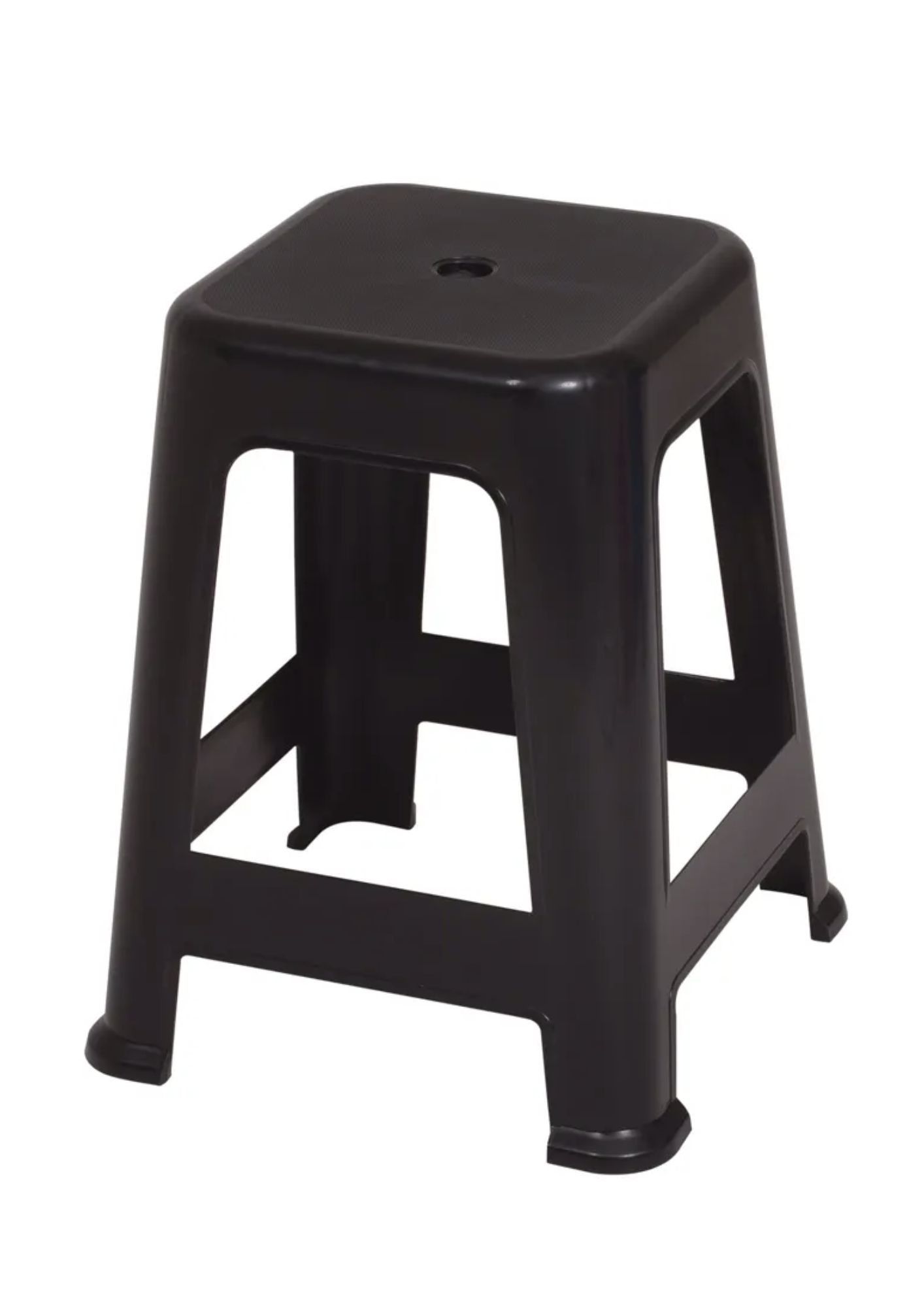 BANQUETA PLASTICA PRETA MOR