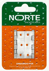 DOBRADICA ZINCADO 2.1/2  C/2 NORTE