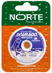 LINHA P/ PESCA 100M 0.40 NORTE