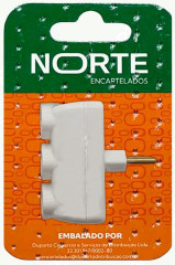 PINO TE 3 ENTRADAS 2P 10 A BR NORTE
