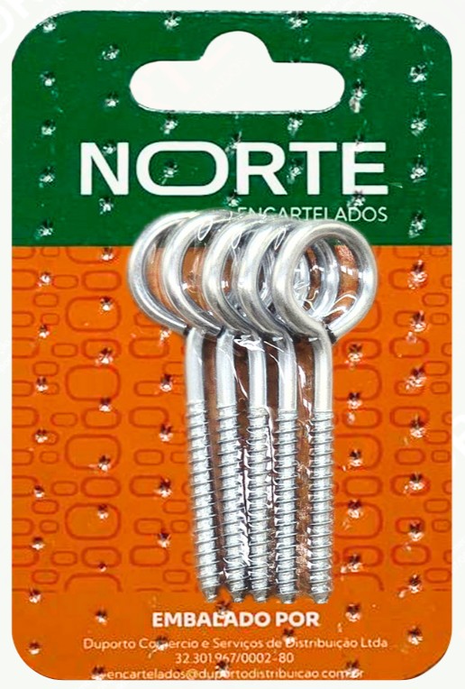 PITAO ZINCADO 4,8X70 C/5 NORTE