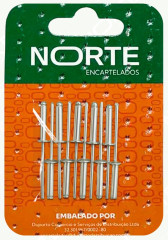 REBITE ALUMINIO 3,2X16 C/10 NORTE