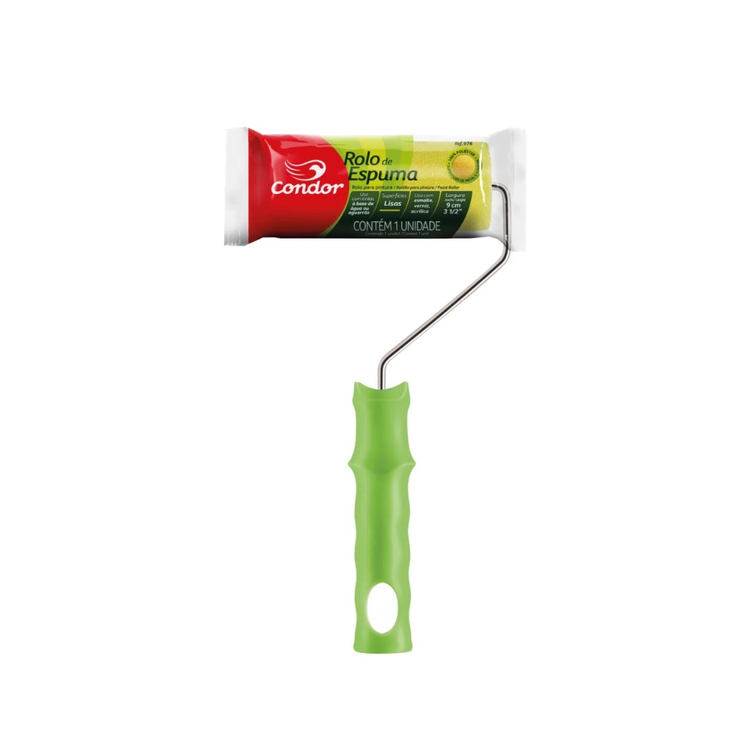 ROLO DE ESPUMA C/ SUPORTE 9CM  CONDOR