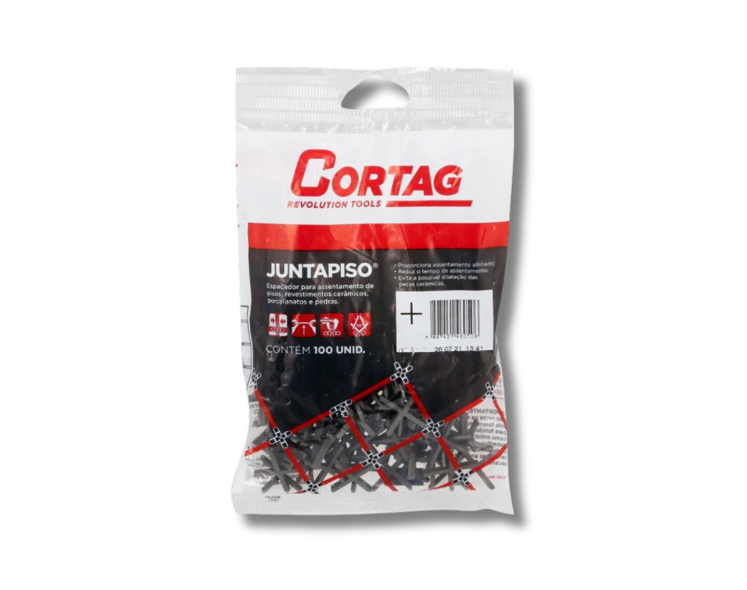 ESPACADOR JUNTAPISO 2,0 MM C/100 CORTAG