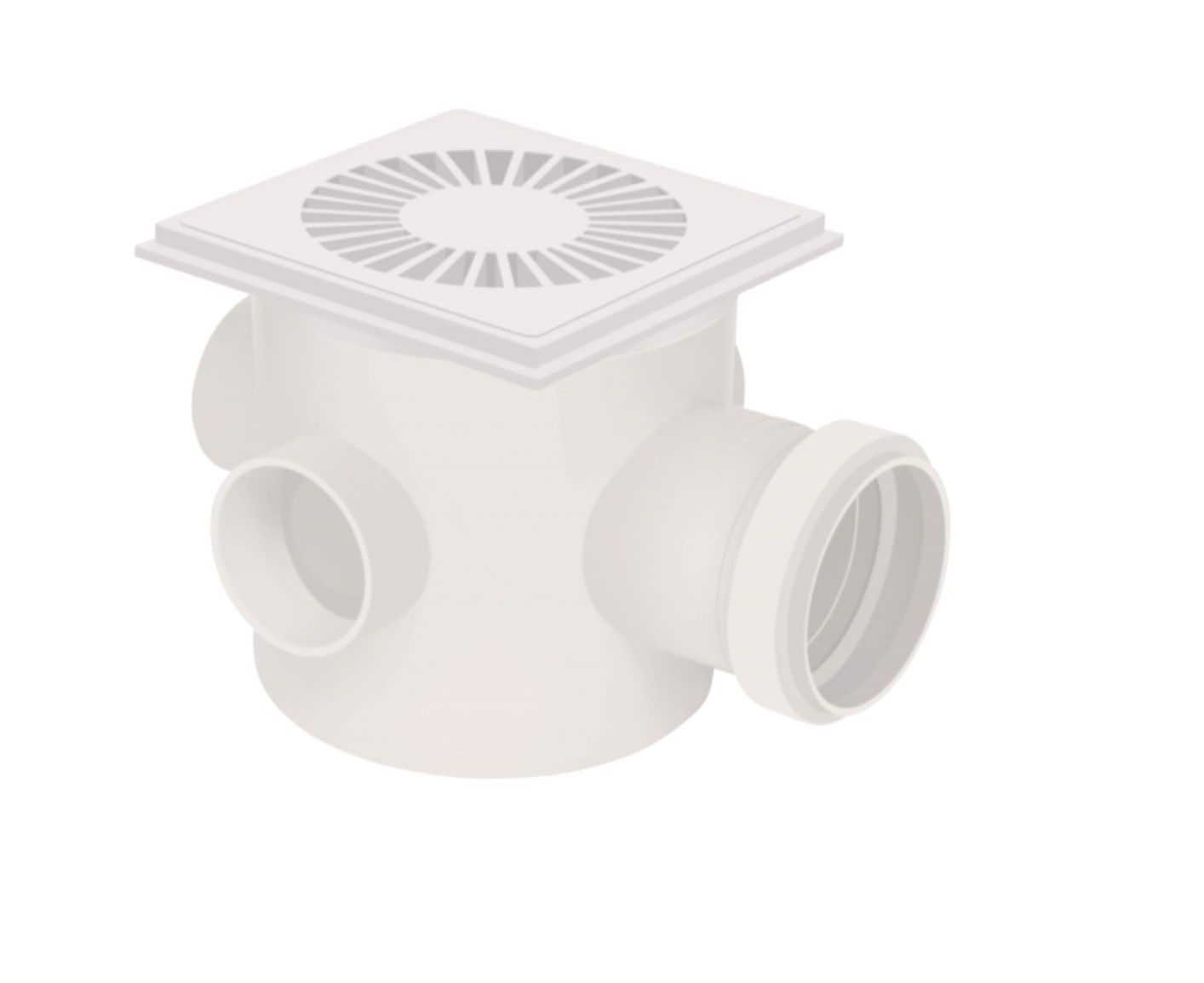 CAIXA SIF PVC Q100X100X50  CORR PLASTIK