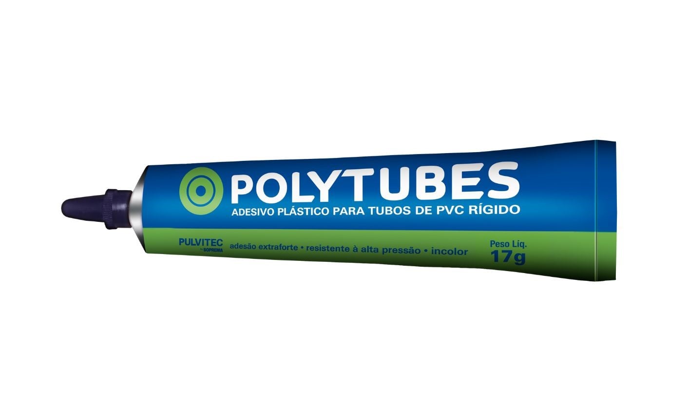 ADESIVO PVC BISNAGA 17G POLYTUBES