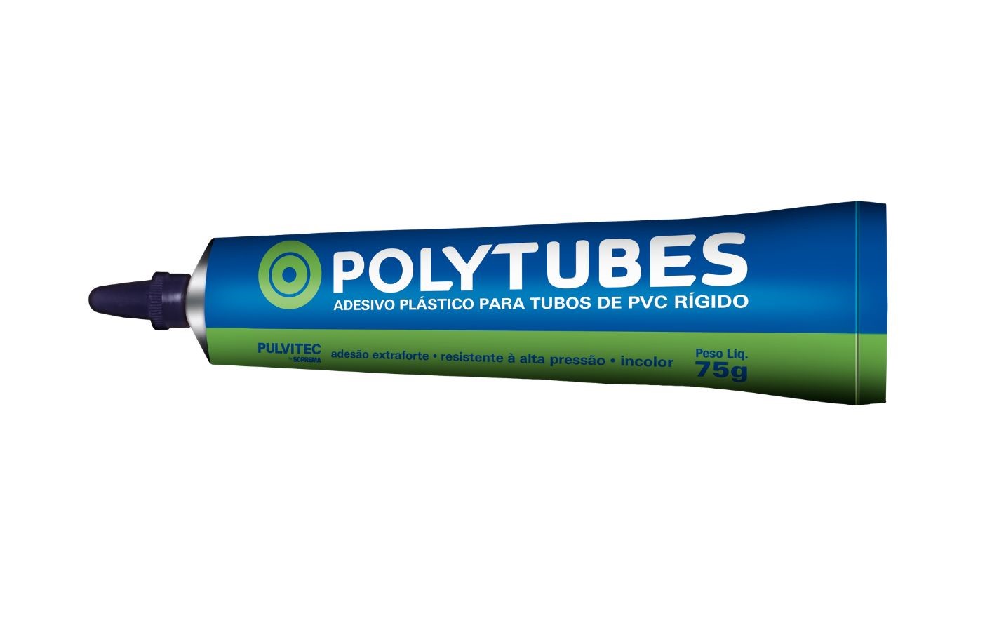 ADESIVO PVC BISNAGA 75G POLYTUBES