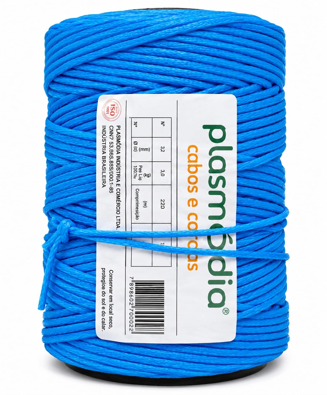 CORDA CHUMB AZ 4,0MM 484M PLASMODIA