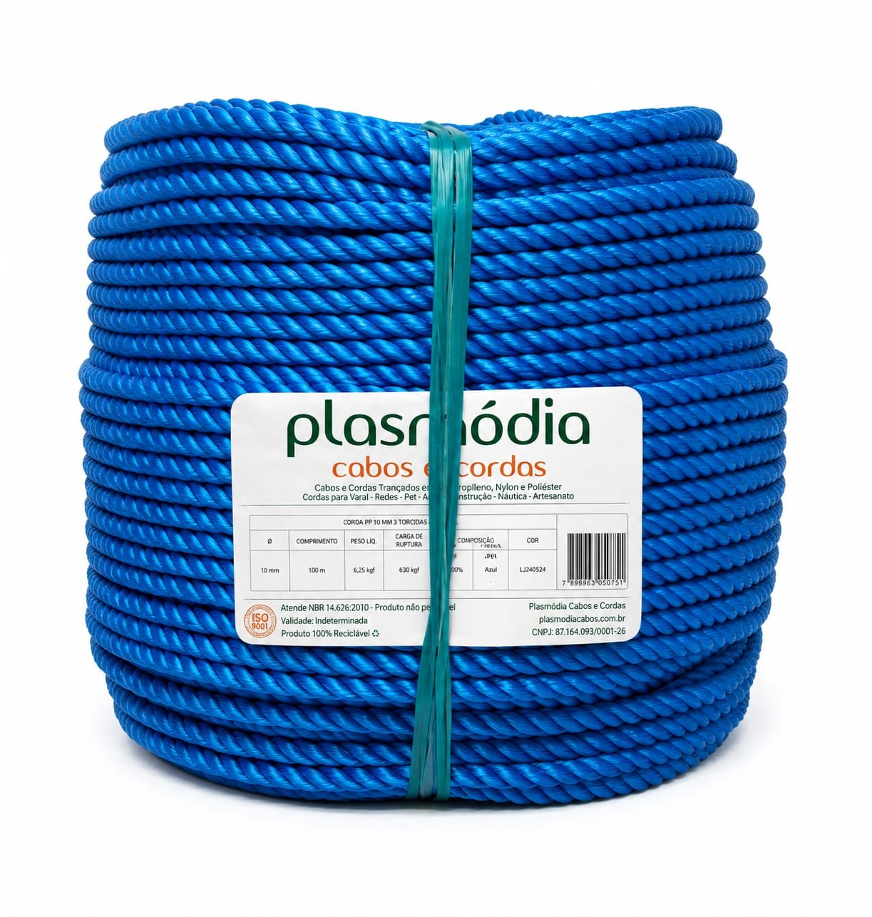 CORDA TORCIDA 4,0MM 595M PLASMODIA