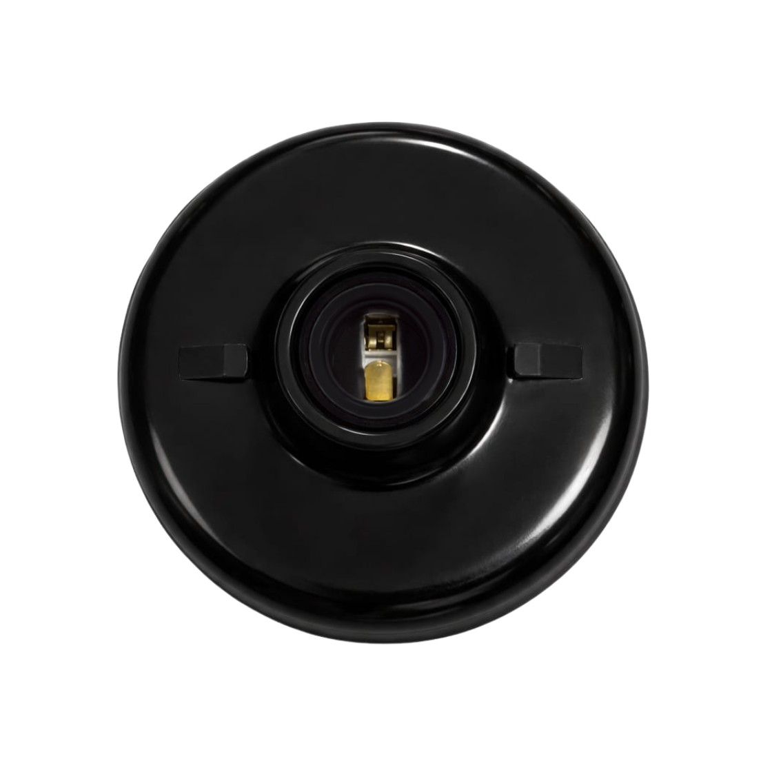 PLAFON PRETO BIVOLT 40W