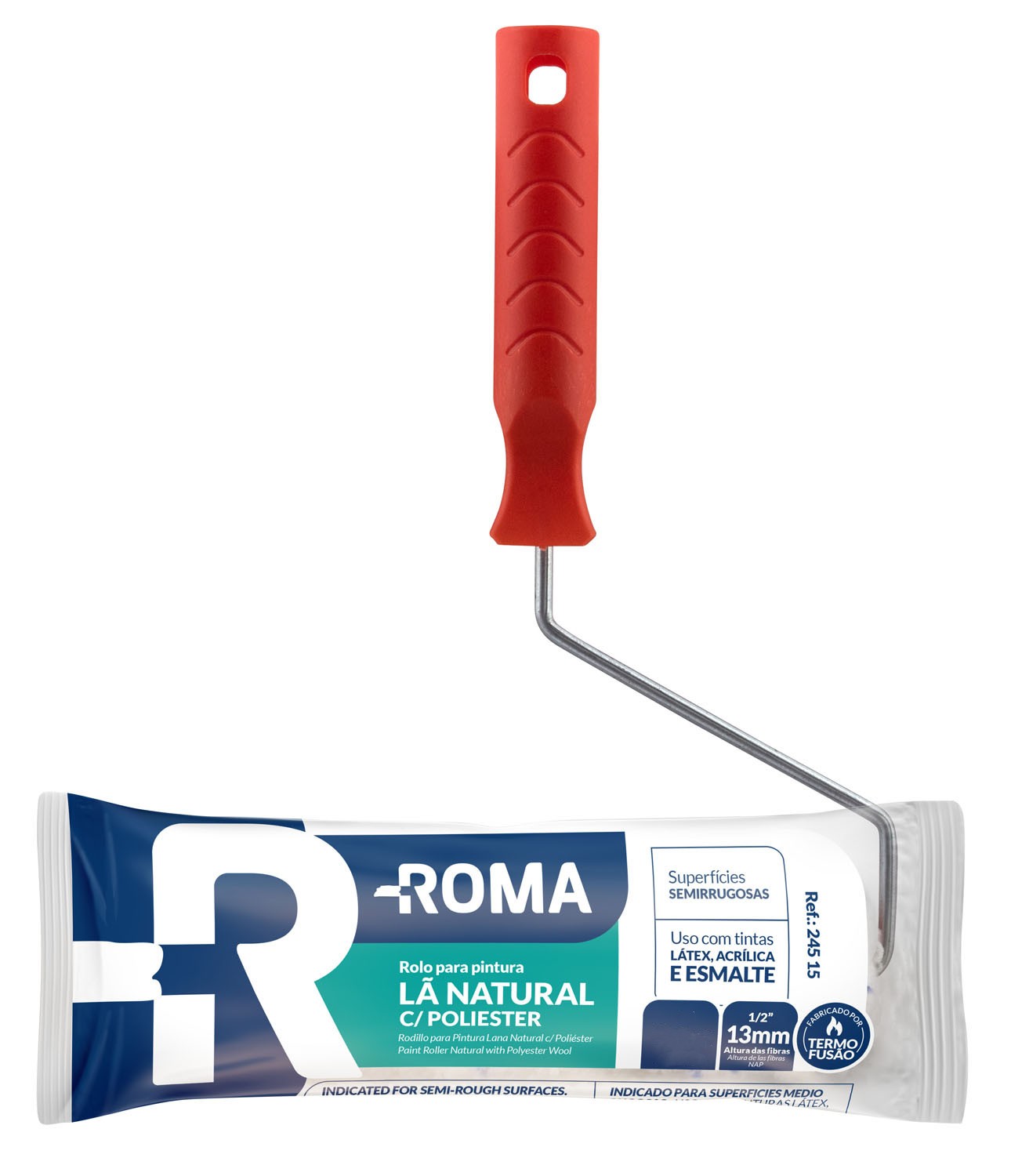 ROLO DE LA NATURAL/ POL. 15CM C/CAB ROMA