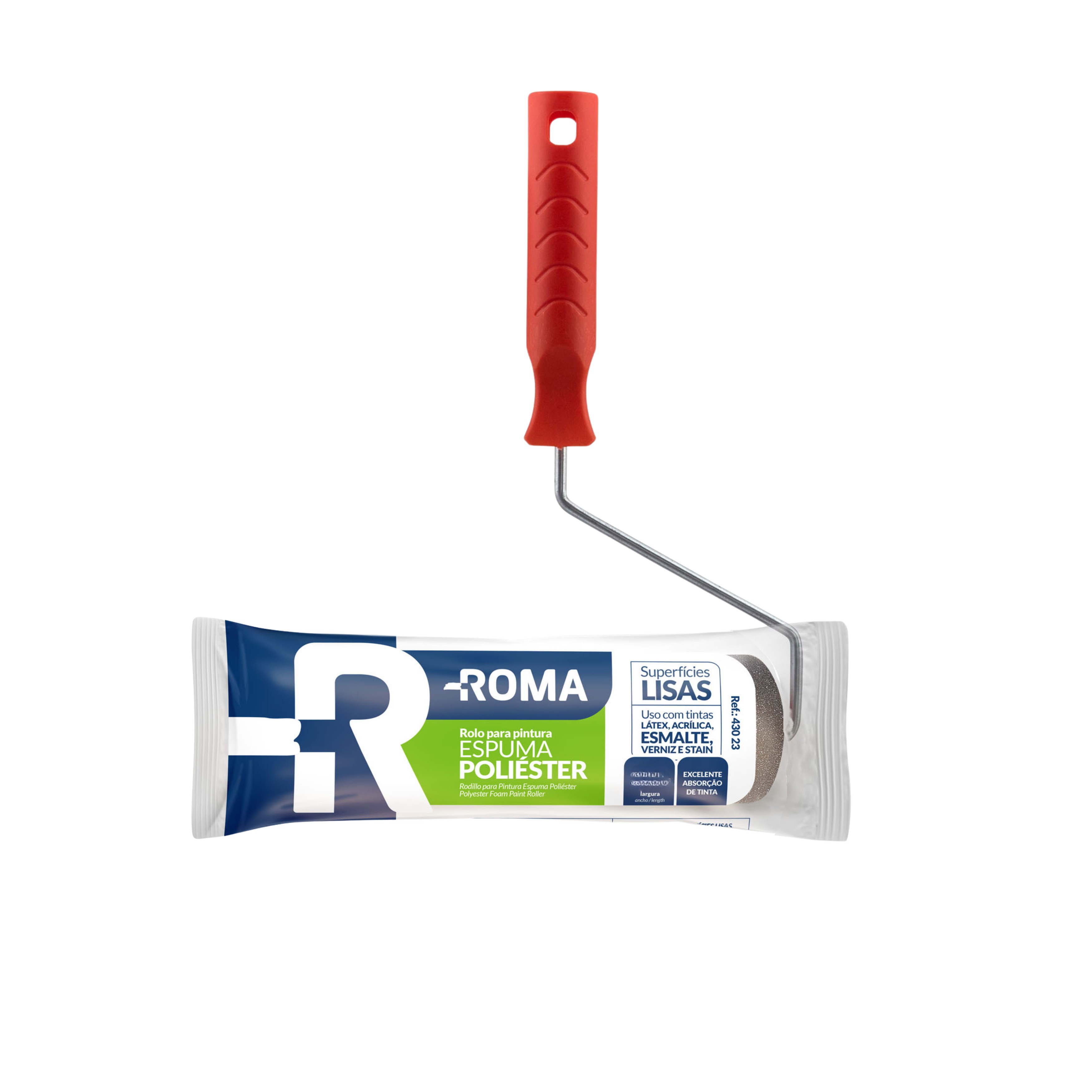 ROLO DE ESPUMA POLIESTER 09CM C/C ROMA