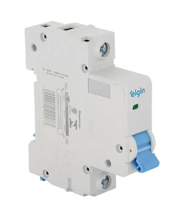 MINI DISJUNTOR ELGIN DEP3-1C25 1P 25A