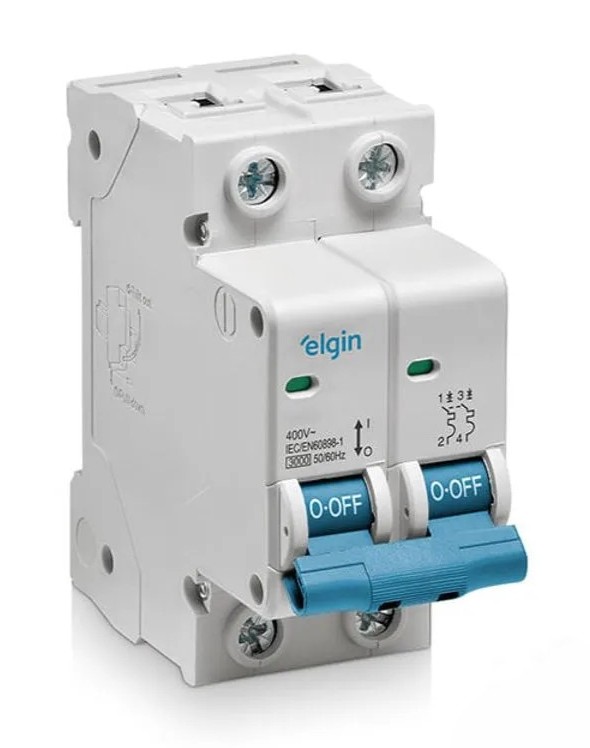 MINI DISJUNTOR ELGIN DEP3-2C16 2P 16A