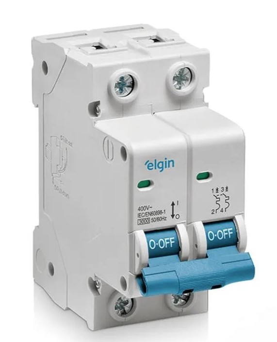 MINI DISJUNTOR ELGIN DEP3-2C25 2P 25A