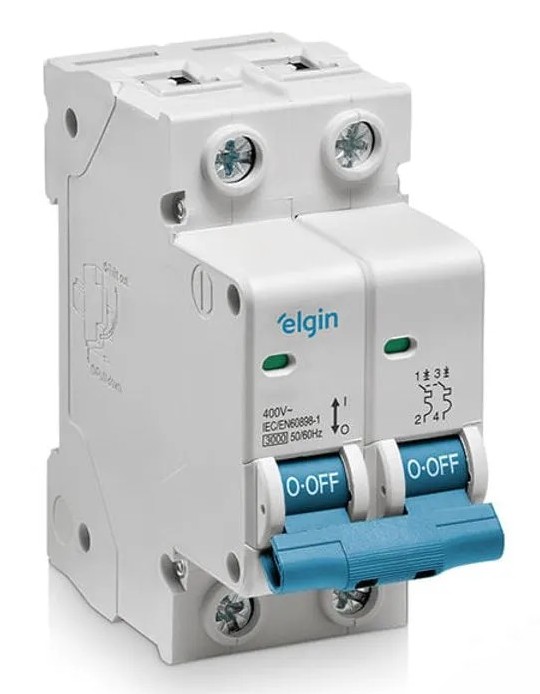 MINI DISJUNTOR ELGIN DEP3-2C50 2P 50A
