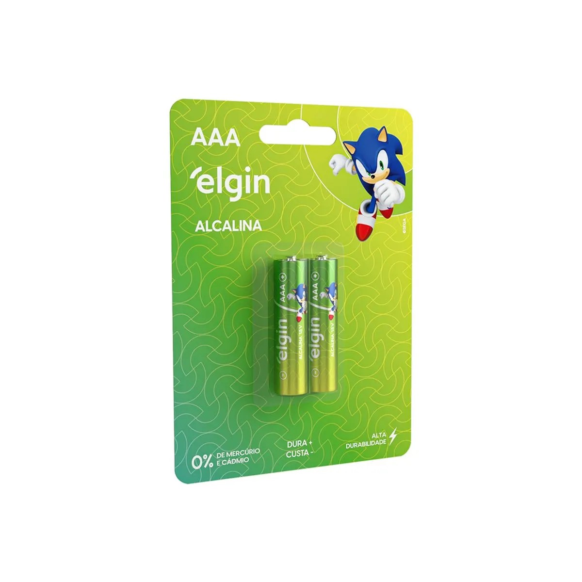 PILHA ALCALINA AAA BLISTER C/2 PC ELGIN