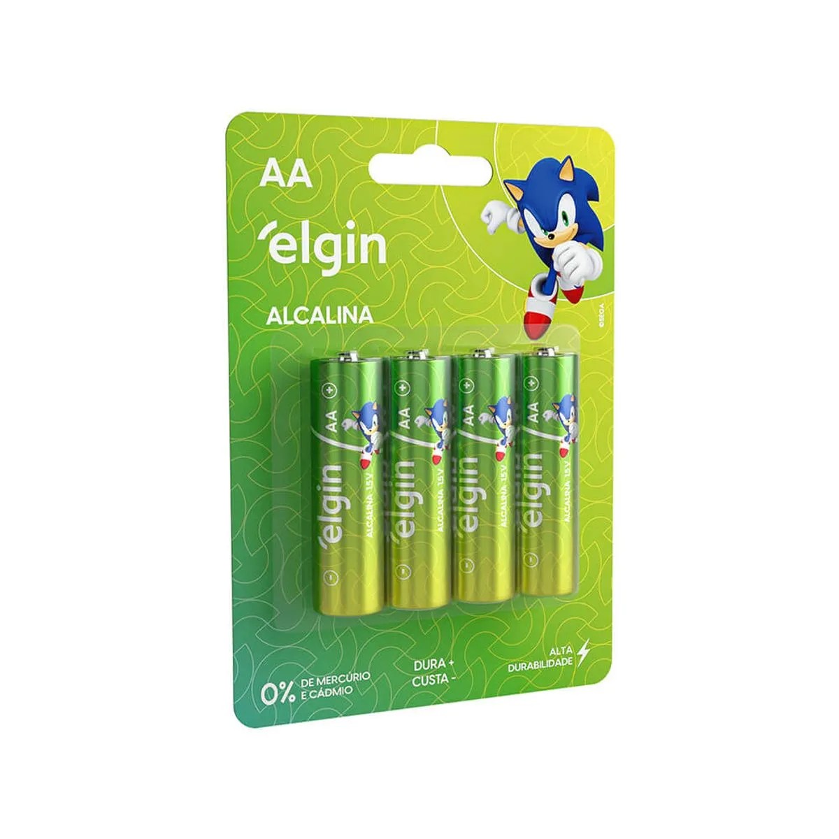 PILHA ALCALINA AA BLISTER  C/4 PC ELGIN